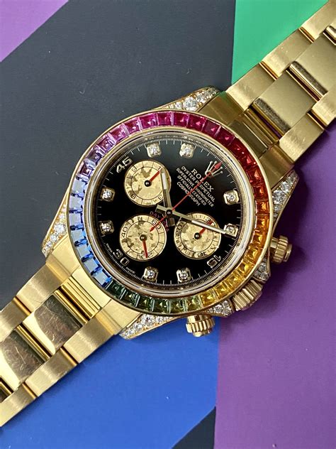 price rolex daytona rainbow|daytona rainbow rolex for sale.